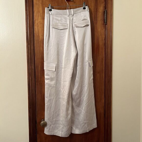 Aritzia Cream Wide Leg Pants - Picture 11 of 13